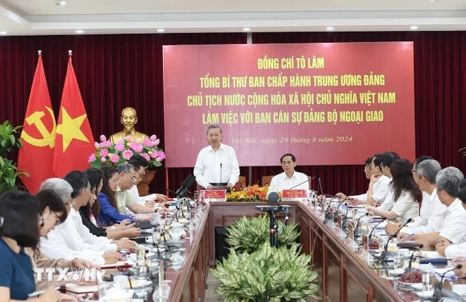 Tổng Bí thư, Chủ tịch nước Tô Lâm: Xây dựng, củng cố ngoại giao thời đại mới