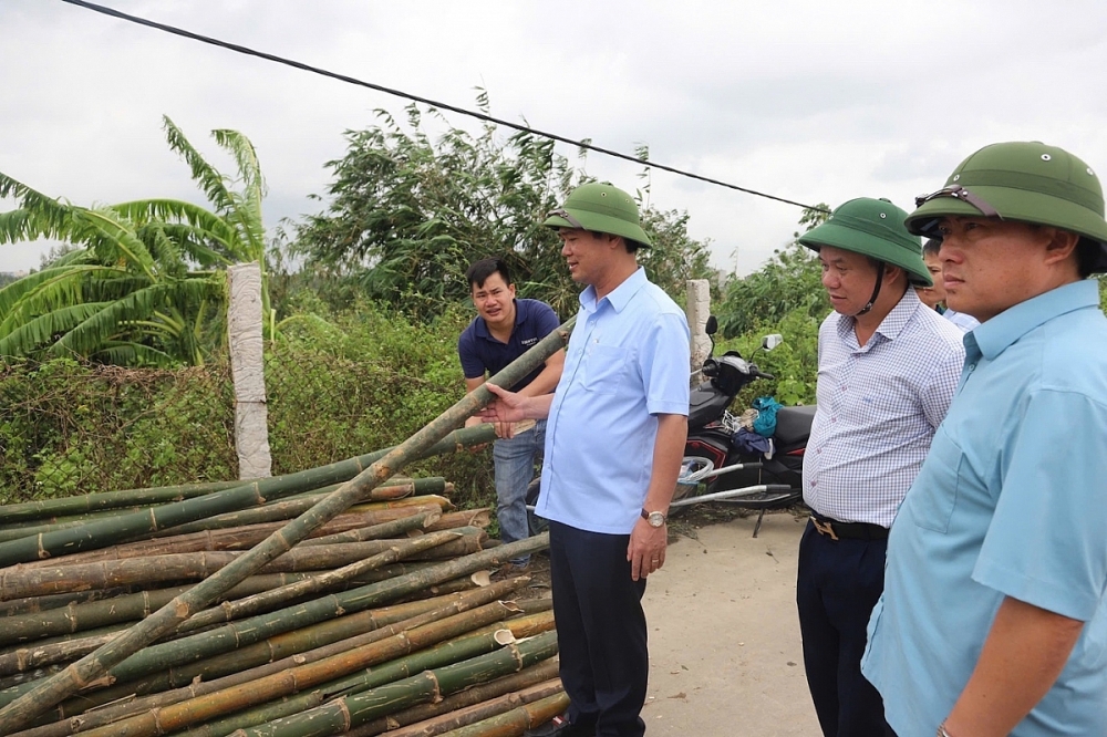 Bắc Ninh: Huy động toàn lực khắc phục sạt lở đê sau bão số 3