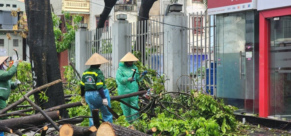 Hà Đông (Hà Nội): Tích cực, chủ động khắc phục hậu quả bão số 3