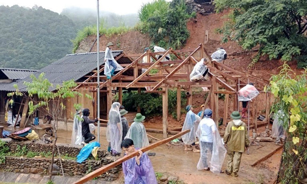 Mường La (Sơn La): Ước tính thiệt hại trên 7 tỷ đồng sau bão số 3