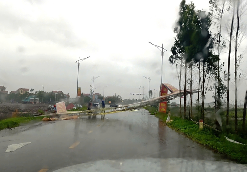 Yên Dũng (Bắc Giang): Ước thiệt hại gần 150 tỷ đồng do bão Yagi