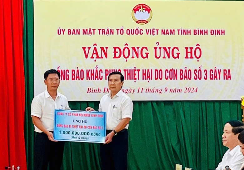 Bình Định: Chung tay hướng về miền Bắc, khắc phục thiệt hại cơn bão số 3