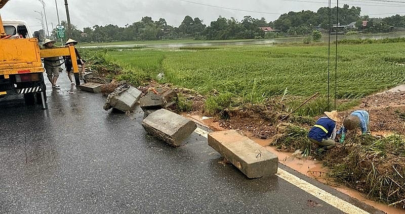 Thái Nguyên: Tích cực khắc phục hậu quả sau bão số 3 và mưa lũ