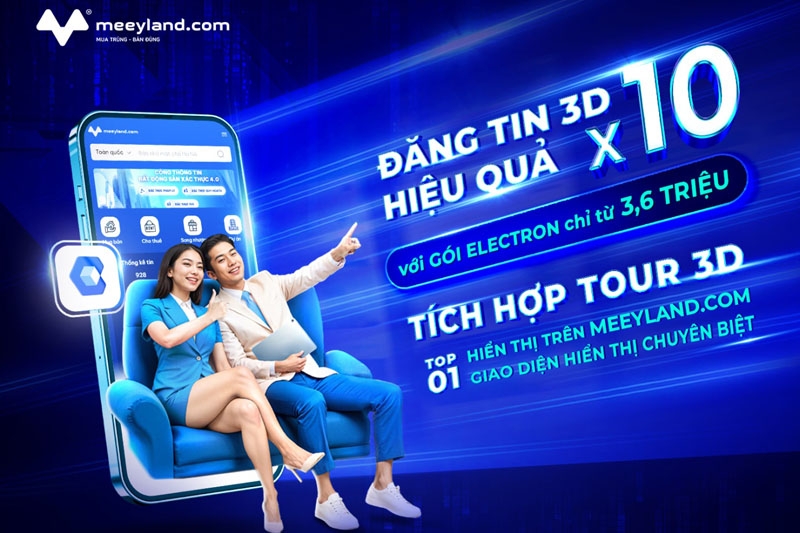 Meeyland.com tích hợp 3D mang lại hiệu quả ưu việt dành cho nhà môi giới