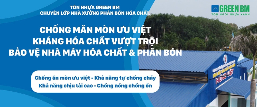 Green BM – Tiên phong trong nội địa hóa nguyên liệu và phát triển bền vững ngành Vật liệu xây dựng