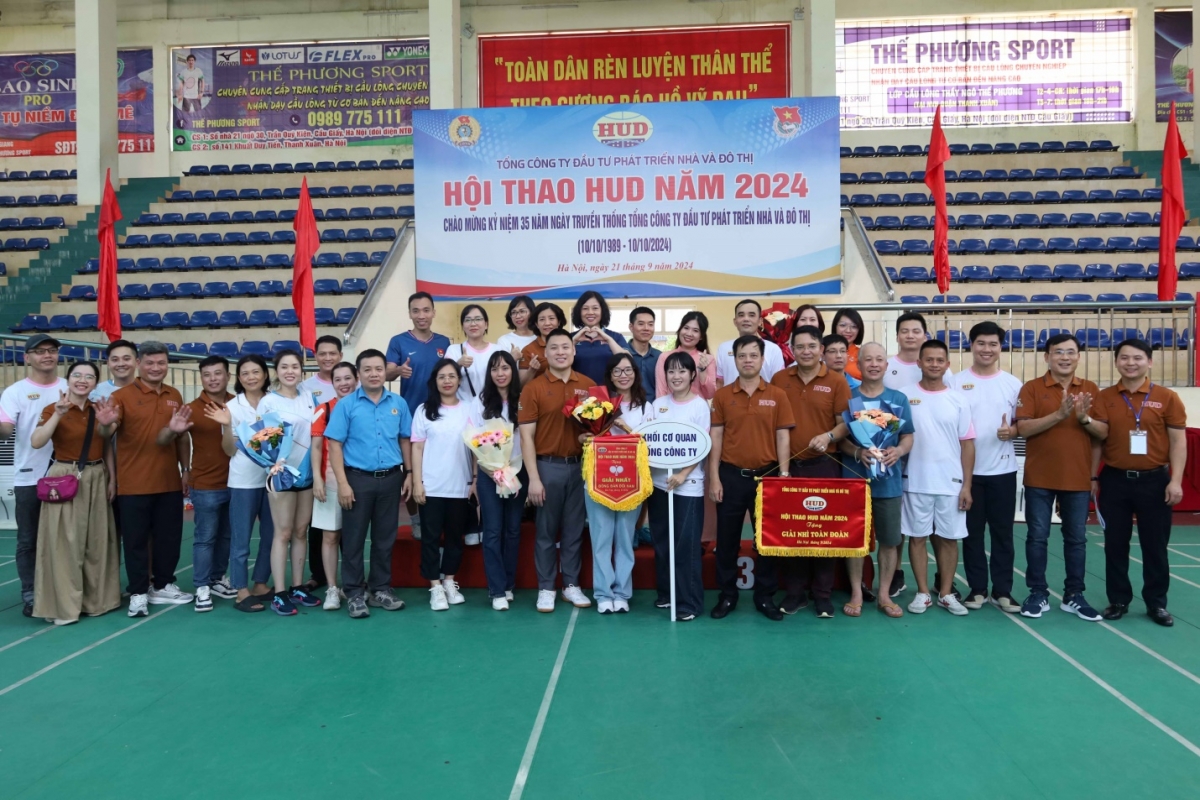 Hơn 300 vận động viên tham dự Hội thao Tổng Công ty HUD năm 2024