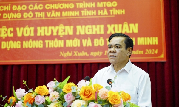 Nghi Xuân Hà Tĩnh Quyết tâm để đạt chuẩn nông thôn mới nâng cao trong năm 2024