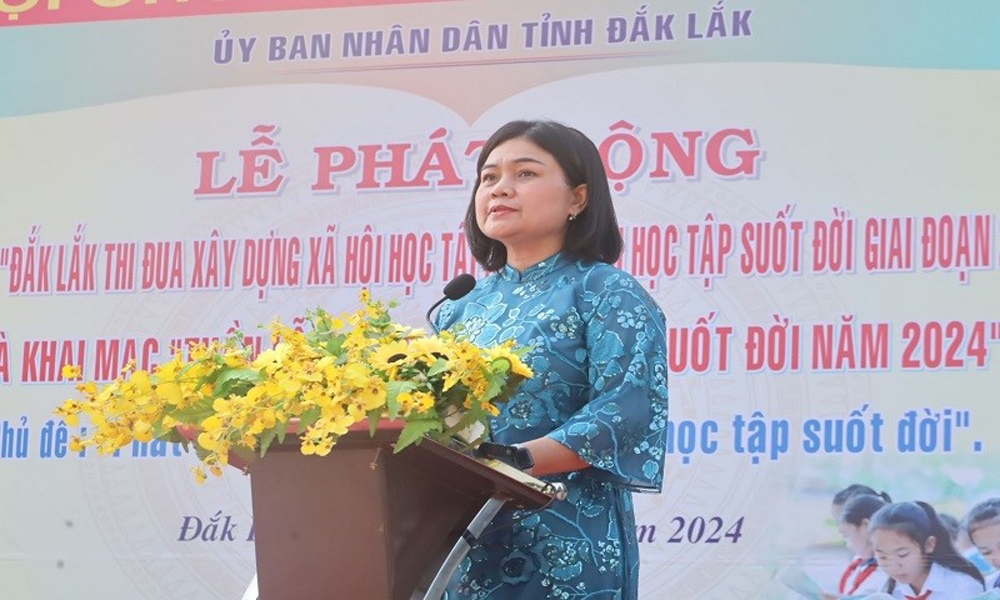 Đắk Lắk: Phát động phong trào Tuần lễ học tập suốt đời năm 2024