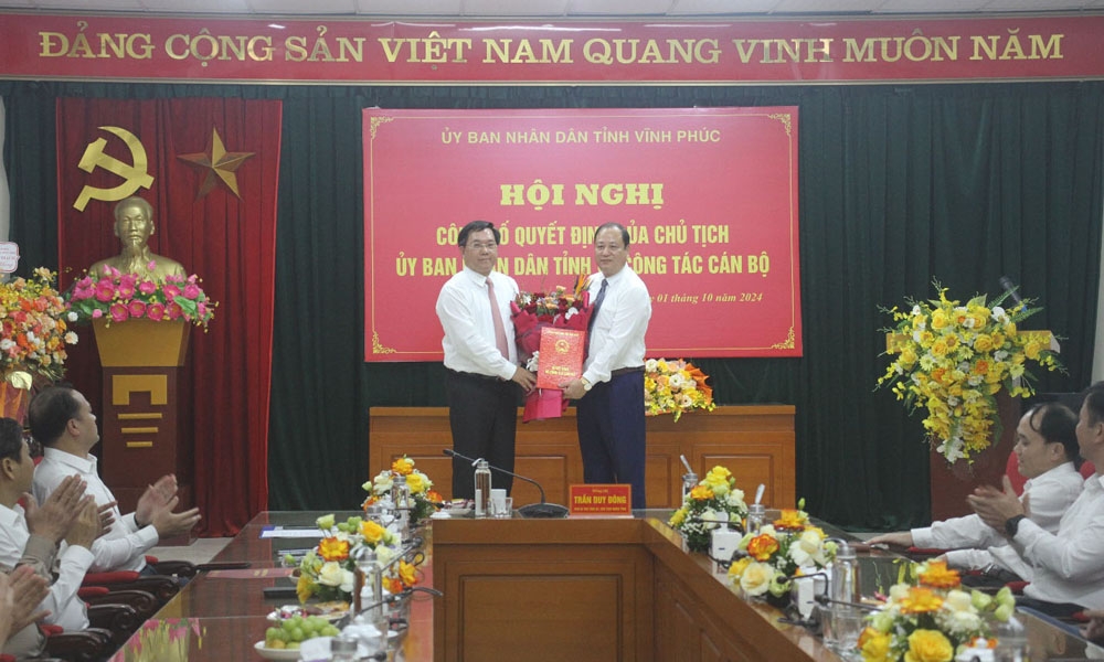 Vĩnh Phúc: Bổ nhiệm Giám đốc Sở Giao thông vận tải