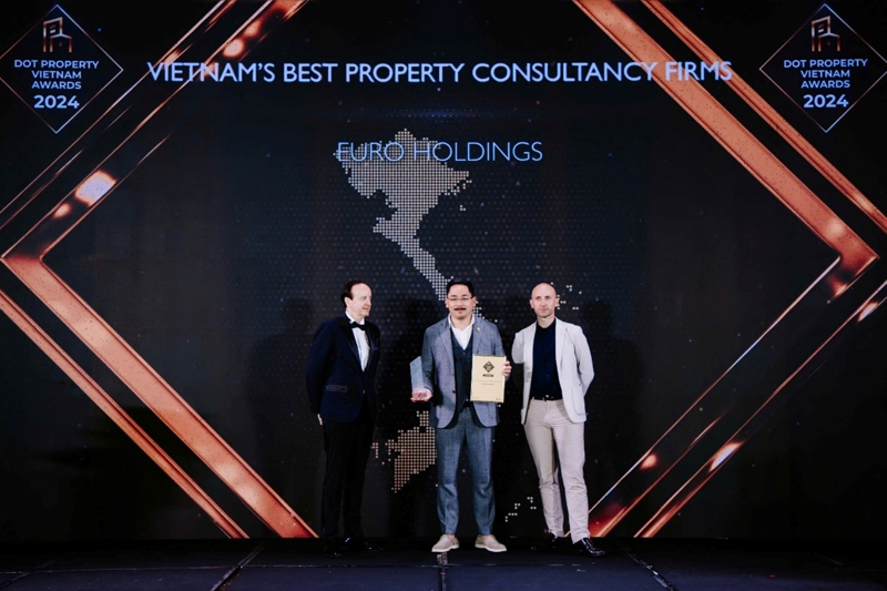 Euro Holdings thắng giải lớn tại Dot Property Vietnam Awards 2024