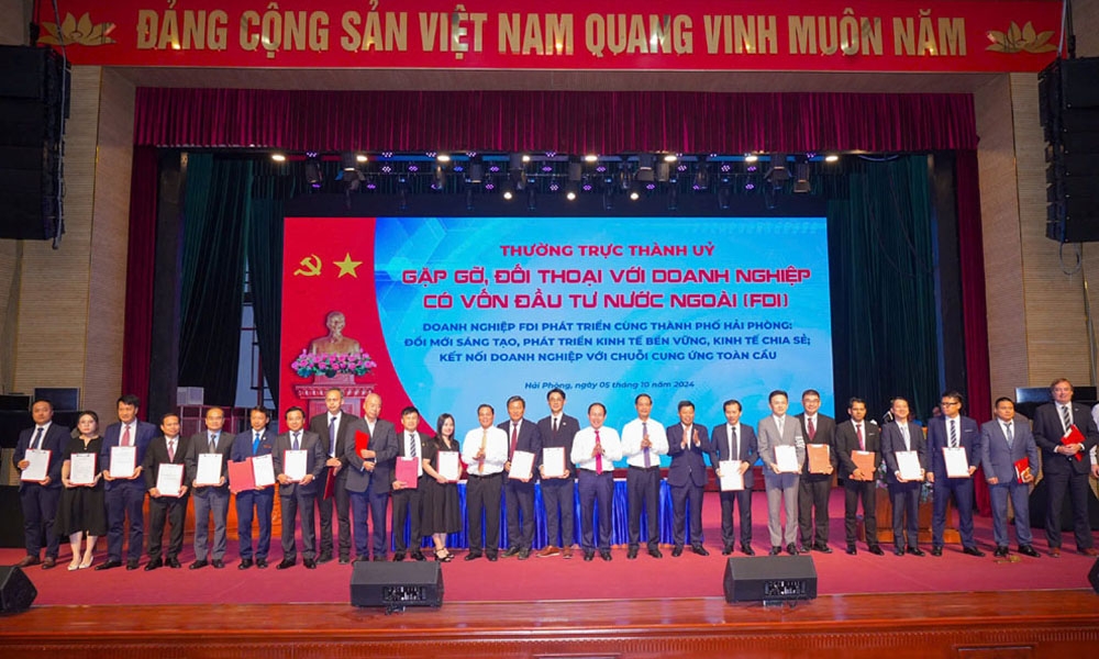 Hải Phòng gặp gỡ, đối thoại với doanh nghiệp FDI