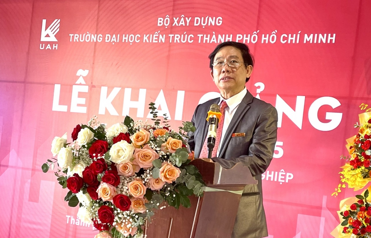 Trường Đại học Kiến trúc Thành phố Hồ Chí Minh cơ sở Cần Thơ: Long trọng tổ chức khai giảng năm học mới