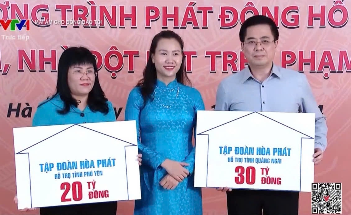 Hòa Phát hỗ trợ xây dựng hơn 1.500 căn nhà cho người nghèo trên cả nước