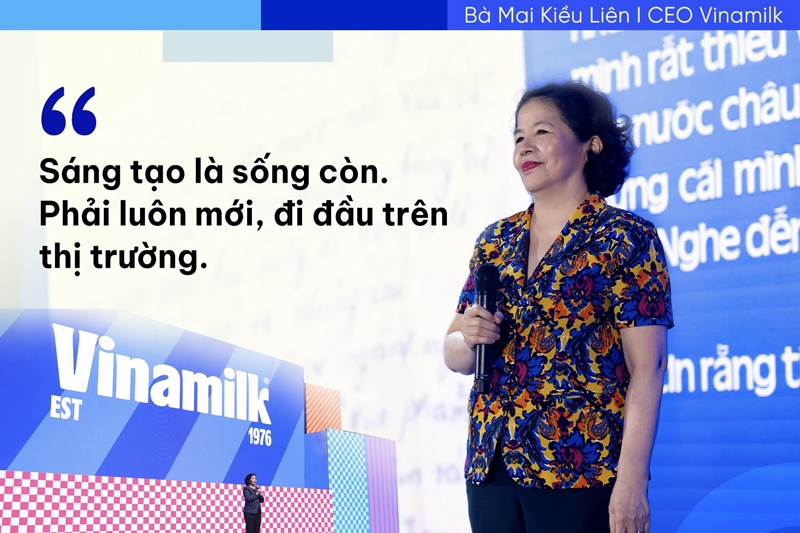 Những câu nói của bà Mai Kiều Liên làm nên “chất” Vinamilk