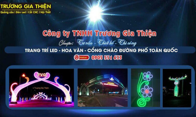 Công ty Trương Gia Thiện: Đồng hành cùng đô thị phát triển bền vững với giải pháp trang trí led