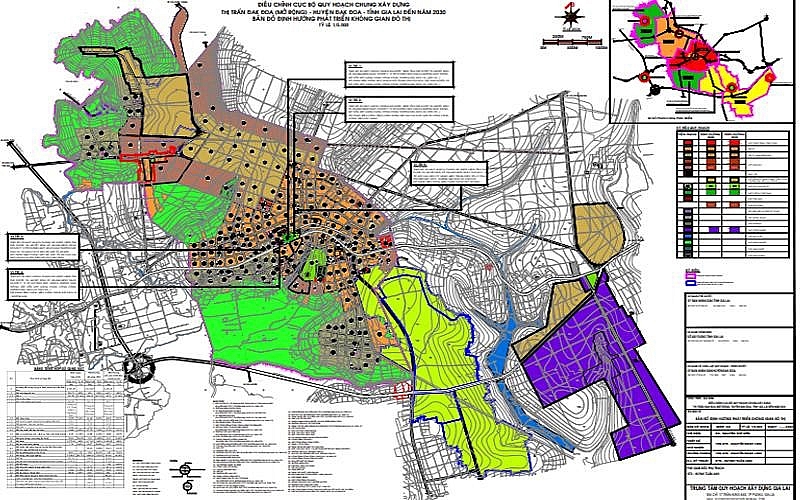  Đề xuất quy hoạch mở rộng thị trấn Đak Đoa