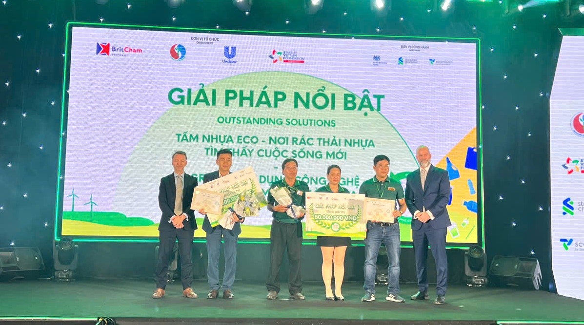 Cuộc thi “Giải pháp đổi mới tuần hoàn nhựa 2024” với nhiều ý tưởng đổi mới, sáng tạo