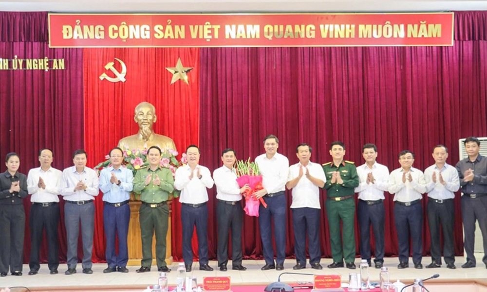 Nghệ An: Phân công Phó Bí thư Thường trực Hoàng Nghĩa Hiếu điều hành Tỉnh ủy