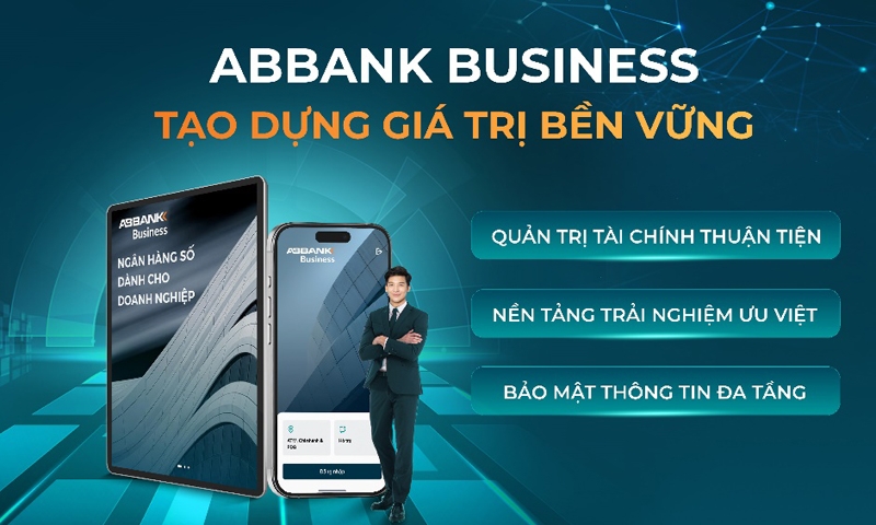 ABBANK ra mắt ABBANK Business - nền tảng ngân hàng số dành cho doanh nghiệp