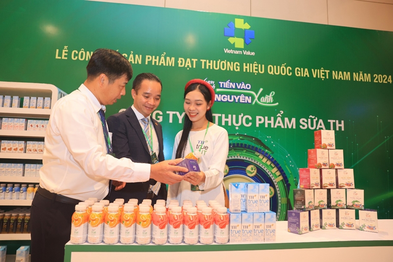 14 dòng sản phẩm của Tập đoàn TH đạt Thương hiệu quốc gia 2024