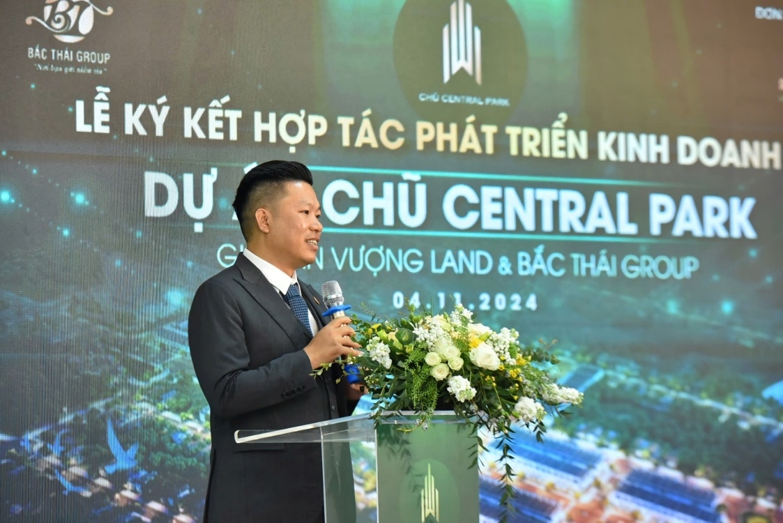 An Vượng Land “bắt tay” Bắc Thái Group phát triển kinh doanh dự án Chũ Central Park