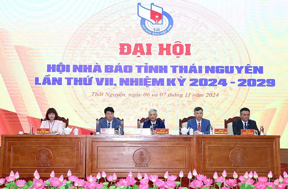 Đại hội Hội Nhà báo tỉnh Thái Nguyên lần thứ VII, nhiệm kỳ 2024 – 2029 thành công tốt đẹp