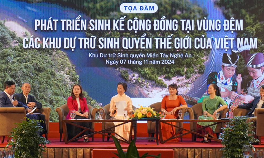 Thúc đẩy sinh kế bền vững cho cộng đồng địa phương tại vùng đệm của các Khu dự trữ sinh quyển