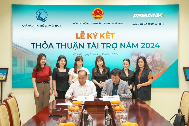 ABBANK và quỹ bảo trợ trẻ em Việt Nam chính thức chung tay vì sự nghiệp chăm sóc, bảo vệ và phát triển trẻ em