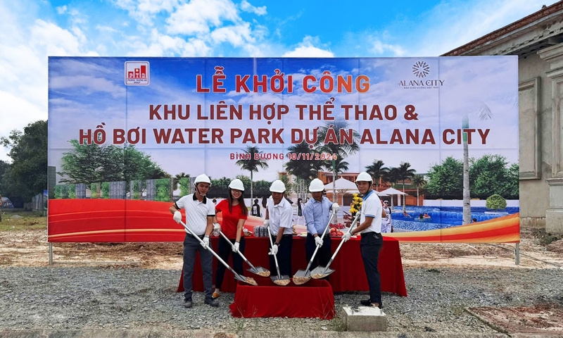 Phương Trường An Group chính thức khởi công Khu Liên hợp thể thao và hồ bơi Water Park