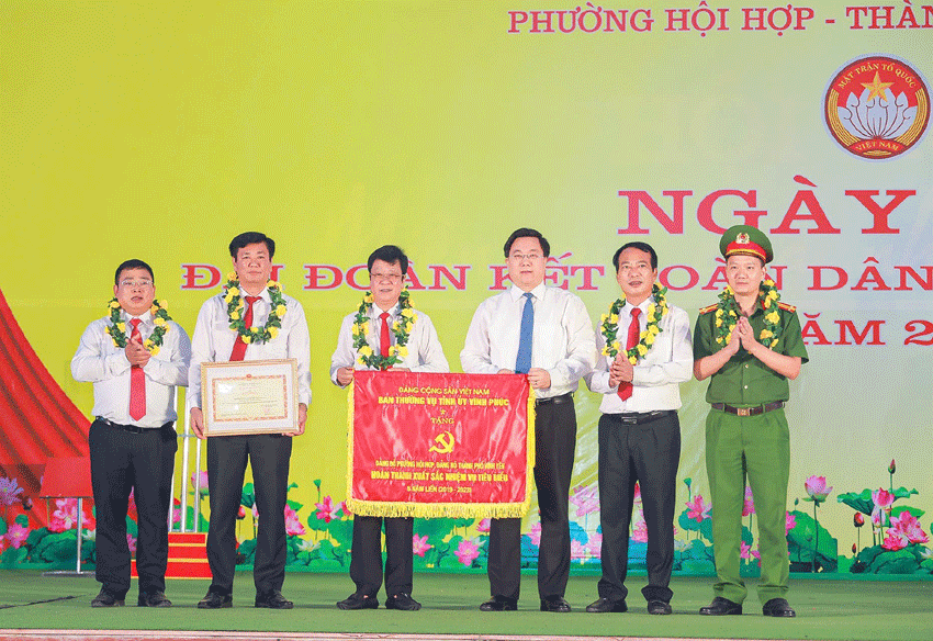 Vĩnh Yên (Vĩnh Phúc): Tưng bừng Ngày hội Đại đoàn kết toàn dân tộc liên khu dân cư phường Hội Hợp