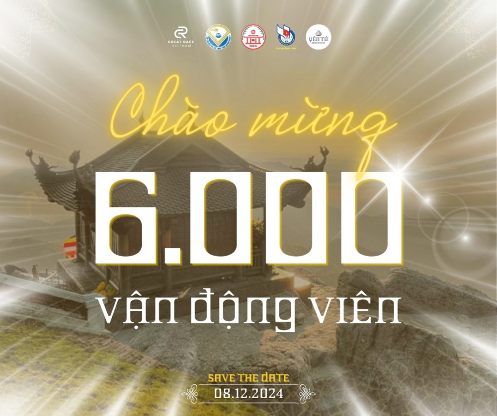 Giải chạy “Yen Tu Heritage 2024 - Chạm vào vùng di sản” thu hút 6.000 người đăng ký tham gia