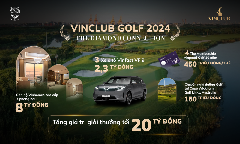 Hé lộ loạt trải nghiệm độc quyền đang chờ đợi các golfer tại VinClub Golf 2024