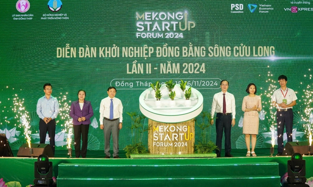 Khai mạc Diễn đàn Khởi nghiệp Đồng bằng sông Cửu Long - Lần II năm 2024