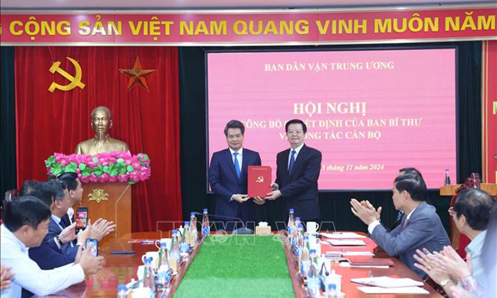 Ông Nguyễn Quang Đức giữ chức Phó trưởng Ban Dân vận Trung ương