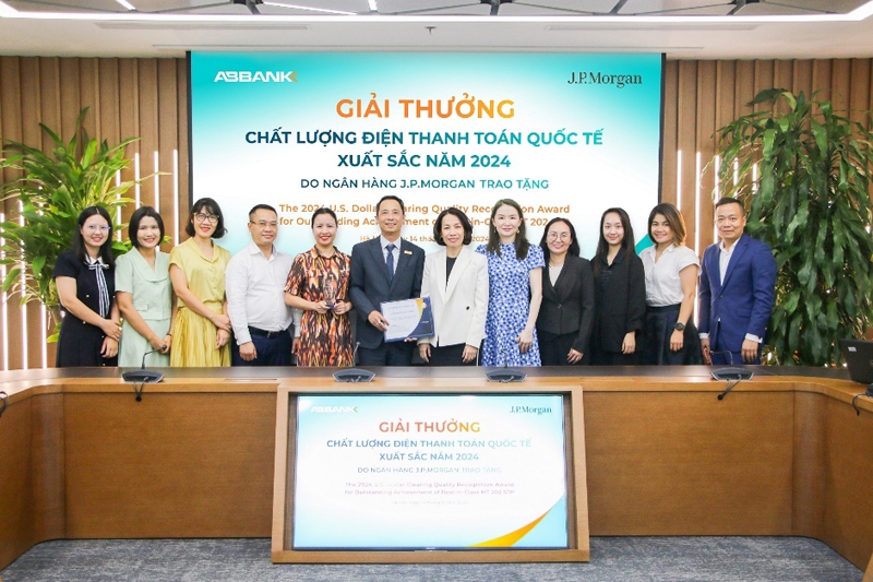 ABBank được vinh danh Ngân hàng có “Chất lượng điện thanh toán quốc tế xuất sắc 2024