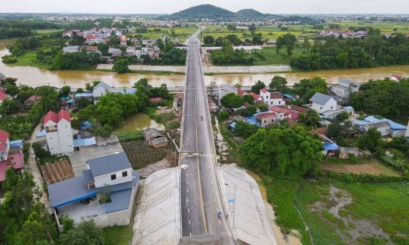 Bắc Giang: Thông xe cầu hơn 500 tỷ nối với tỉnh Thái Nguyên