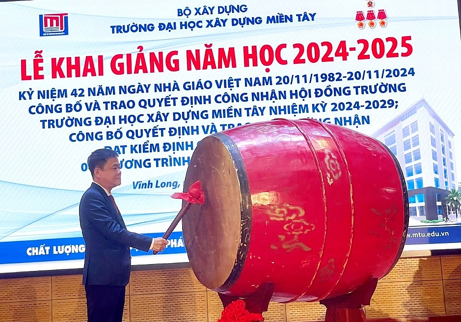 Trường Đại học Xây dựng Miền Tây: Nơi đào tạo nguồn nhân lực xây dựng chất lượng cao cho vùng Đồng bằng sông Cửu Long