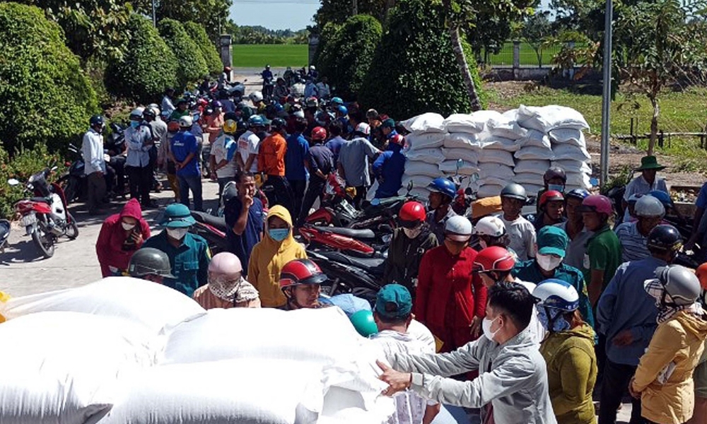 Đồng bằng sông Cửu Long: 7 địa phương được hỗ trợ gạo từ nguồn dự trữ quốc gia