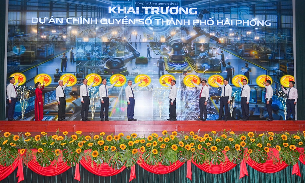 Khai trương dự án Chính quyền số thành phố Hải Phòng