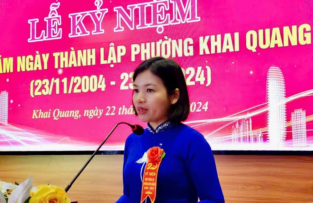 Vĩnh Yên (Vĩnh Phúc): Phường Khai Quang kỷ niệm 20 năm ngày thành lập