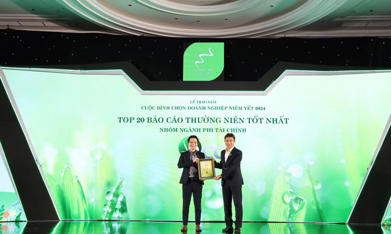 Bamboo Capital thắng lớn tại cuộc bình chọn doanh nghiệp niêm yết 2024