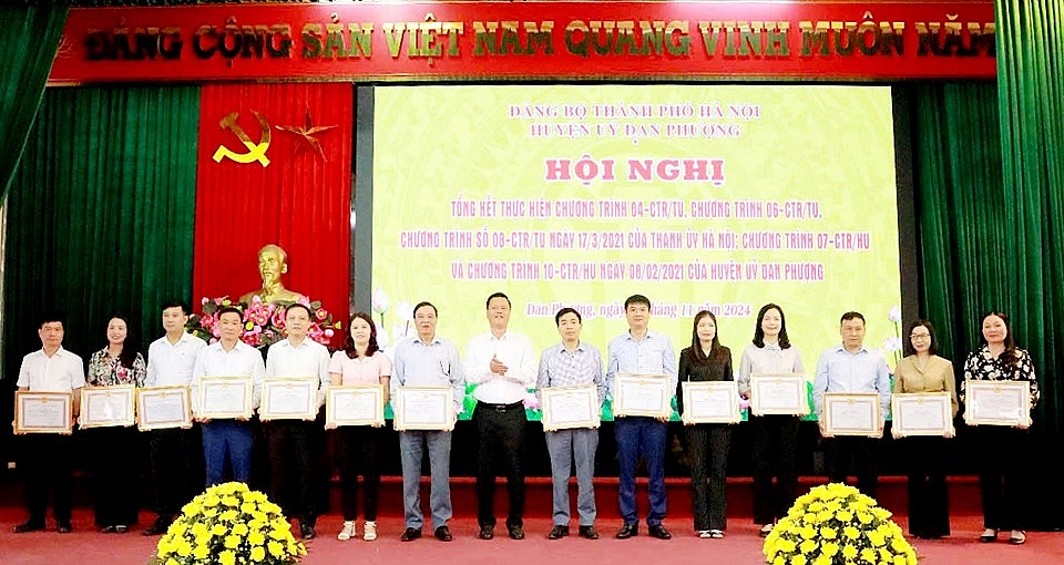 Đan Phượng (Hà Nội): 100% xã hoàn thành xây dựng nông thôn mới