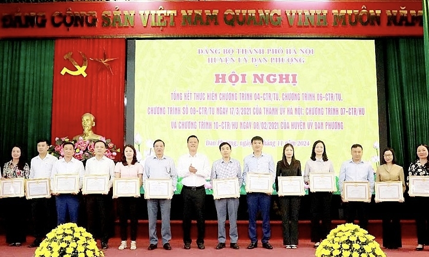 Đan Phượng (Hà Nội): 100% xã hoàn thành xây dựng nông thôn mới