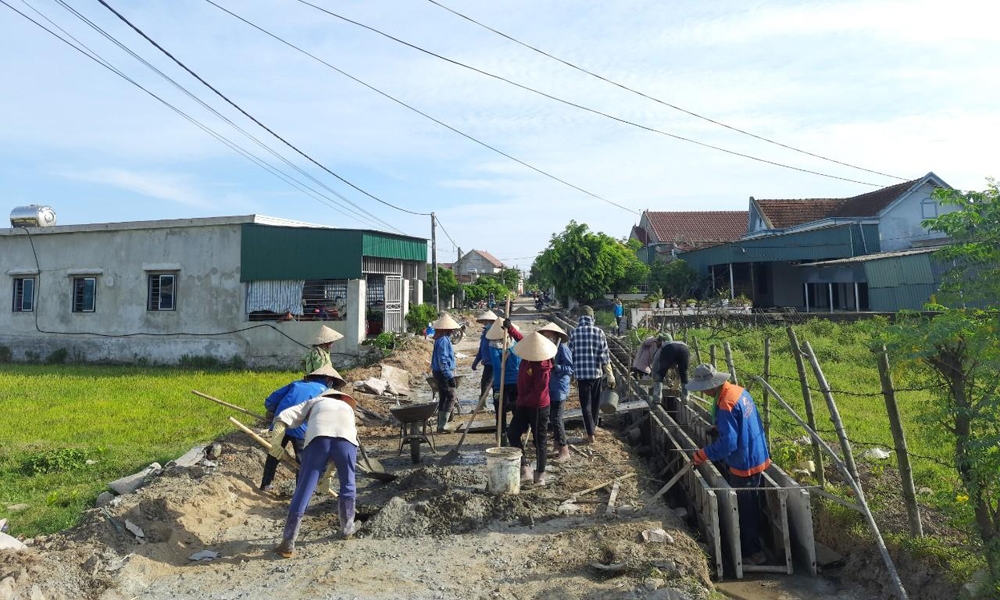 Kỳ Anh (Hà Tĩnh): Hơn 139km đường giao thông nông thôn được nâng cấp, làm mới