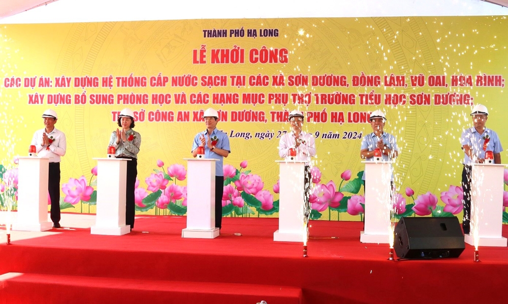 Hạ Long (Quảng Ninh): Công trình chào mừng Đại hội Đảng bộ các cấp phục vụ đời sống người dân