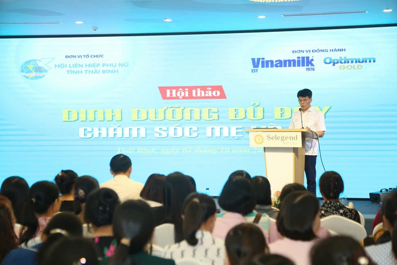 Hội Liên hiệp Phụ nữ tỉnh Thái Bình đồng hành cùng Vinamilk nâng cao kiến thức về chăm sóc dinh dưỡng cho mẹ và bé