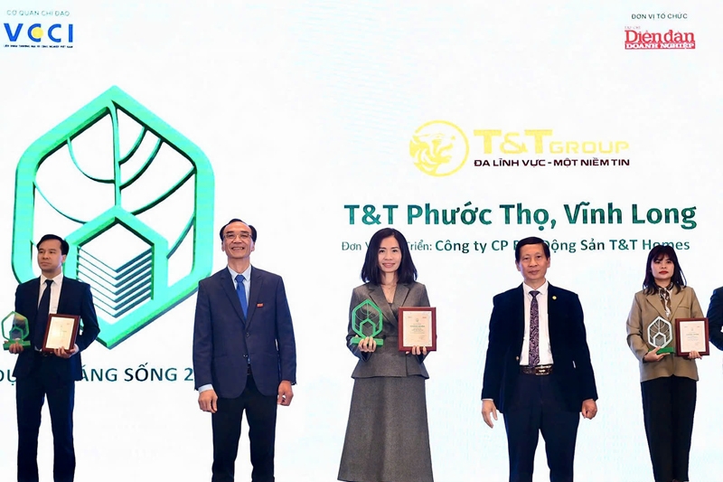 Khu dân cư Phước Thọ của T&T Group được vinh danh Dự án đáng sống 2024