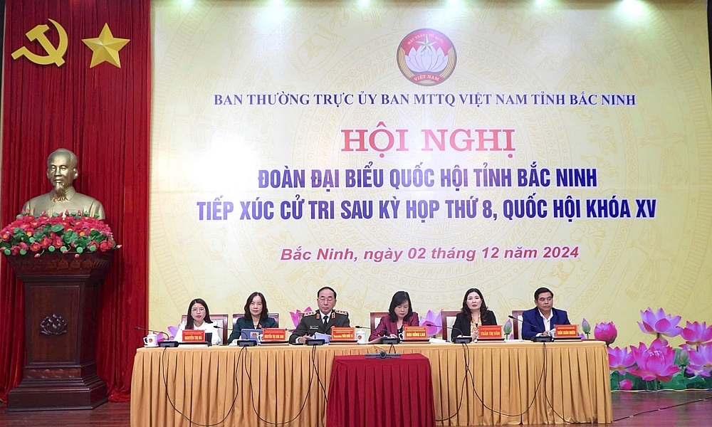 Bắc Ninh: 100% kiến nghị của cử tri trước Kỳ họp thứ 8 đã được trả lời