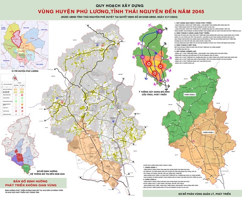 Thái Nguyên: Quy hoạch Phú Lương thành 2 khu vực phát triển