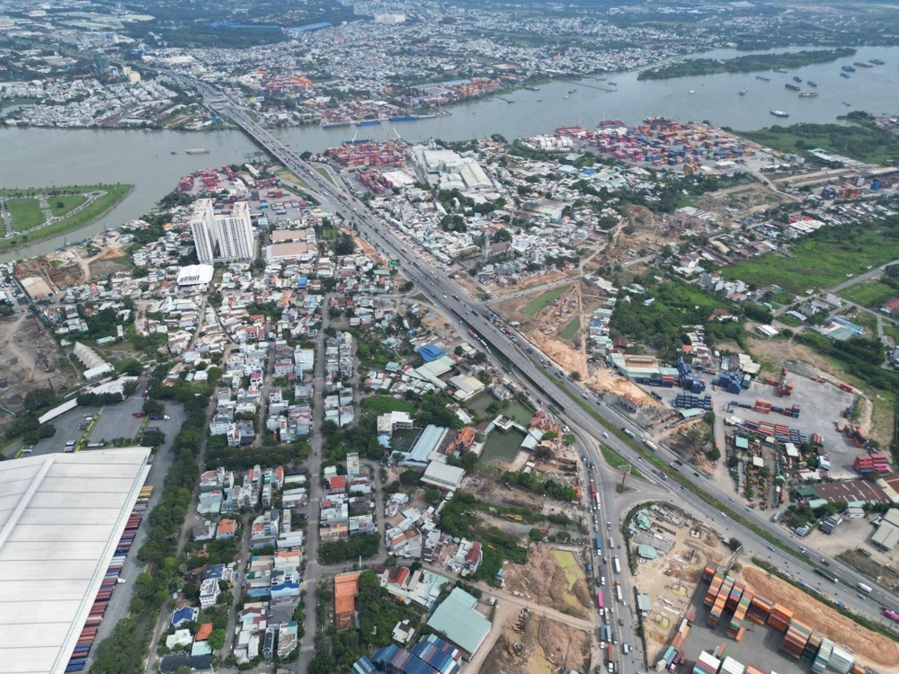 Cận cảnh nút giao lớn nhất Vành đai 3 Thành phố Hồ Chí Minh